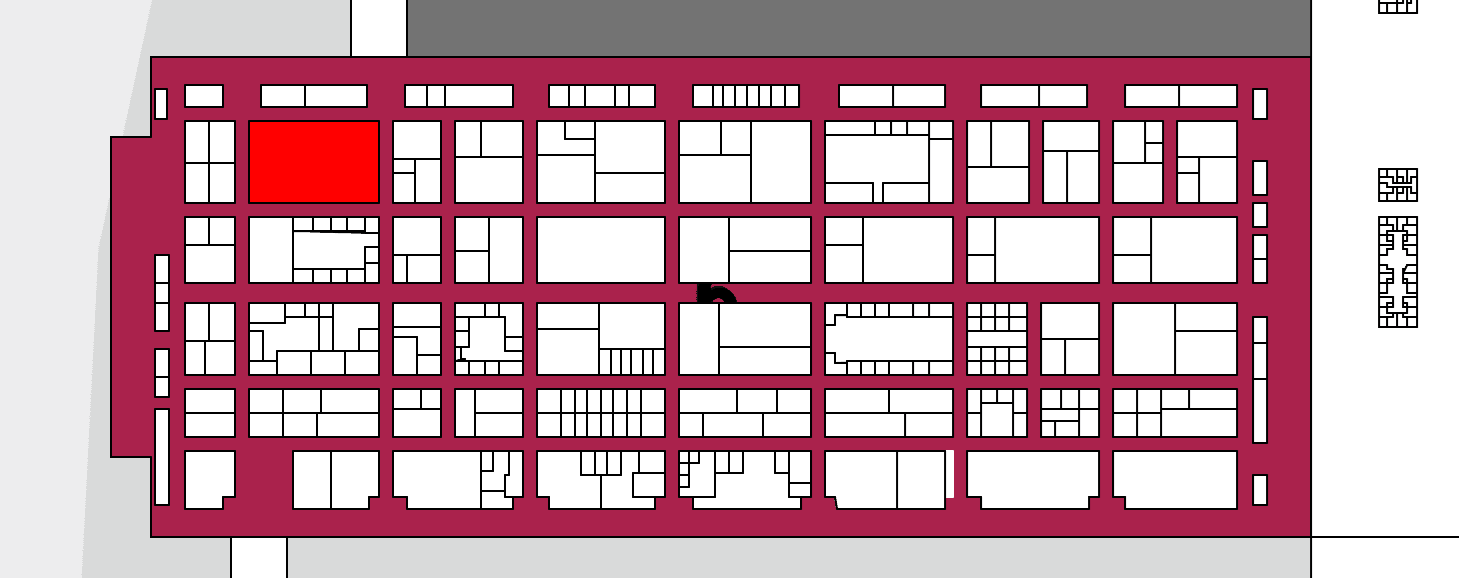 In red, INAC stand